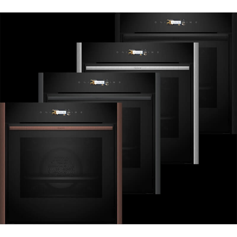 Neff Pyrolytic FlexDesign Slide&Hide oven with a self-cleaning feature, combining innovation and style