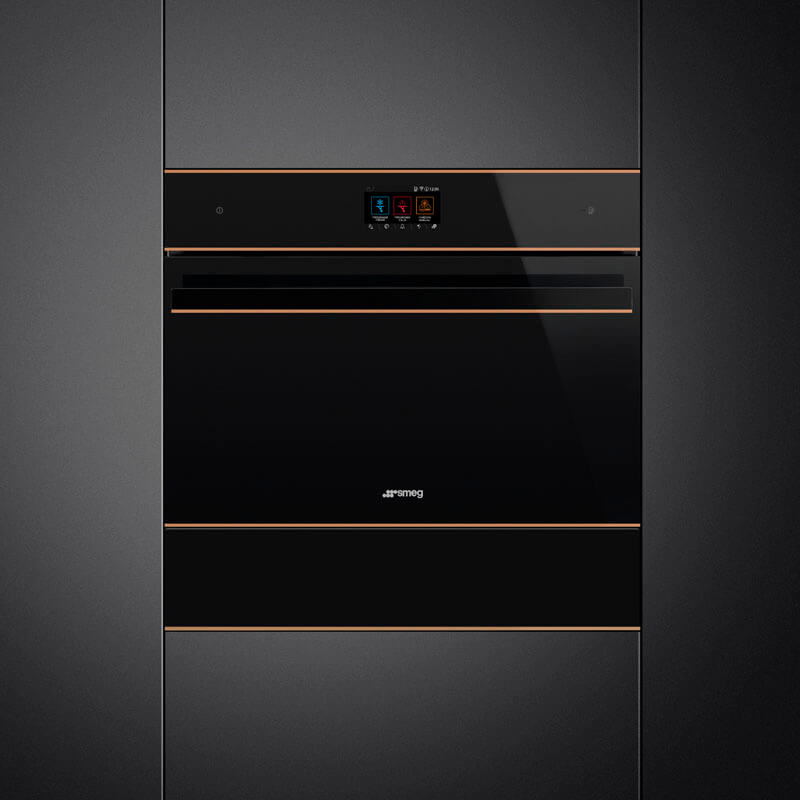 Smeg Appliances Dolce Stil Novo Blast Chiller Black Copper Trim | SBC4604WNR - Image 2