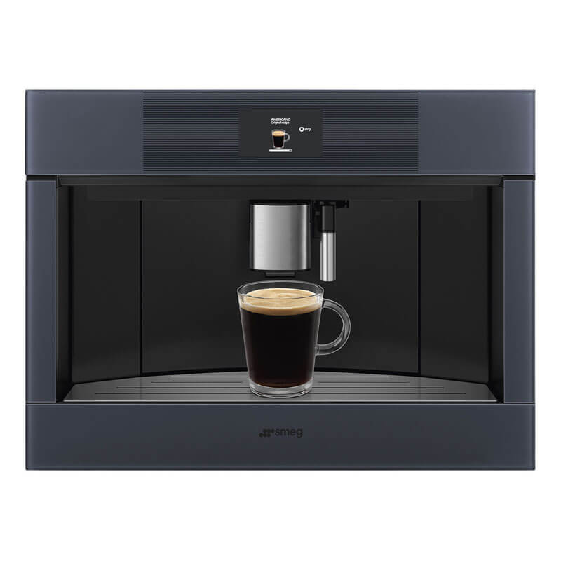 Smeg Appliances Linea Coffee Maker Frameless Grey | CMS4104G - Image 3