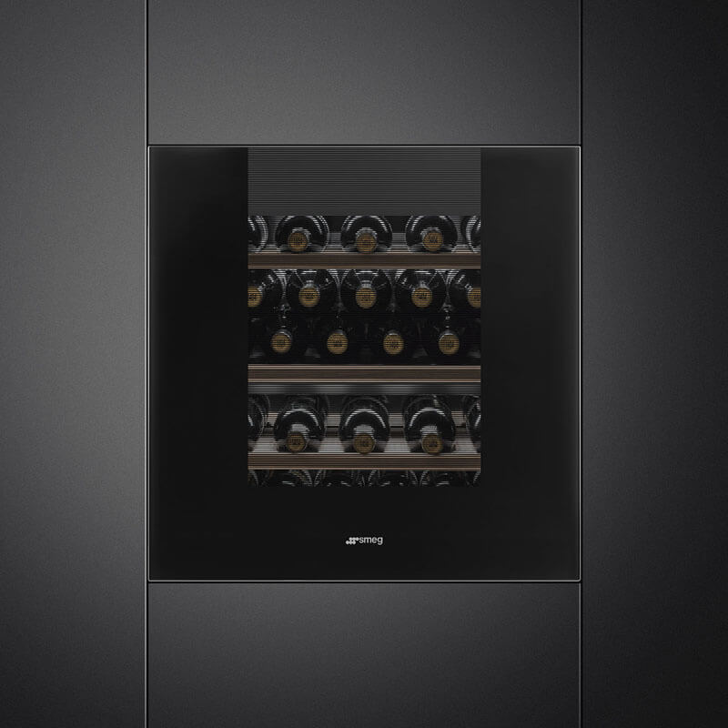 Smeg Appliances Linea 60cm 29 Bottle Black | CVI129B3 - Image 2