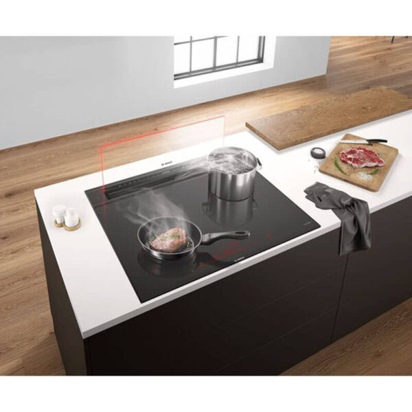 Bosch Accentline Series 8 80cm Glass Draft Integrated Downdraft | DDW88MM66 - Image 2