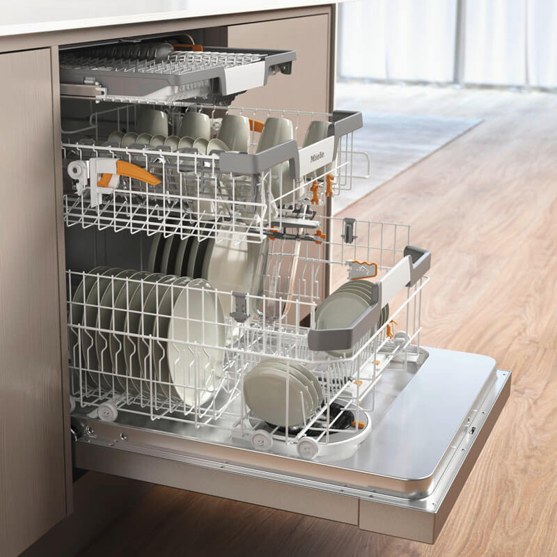 Miele G 7130 SCU CLST AutoDos Built-Under Dishwasher CleanSteel | 12531620 - Image 3