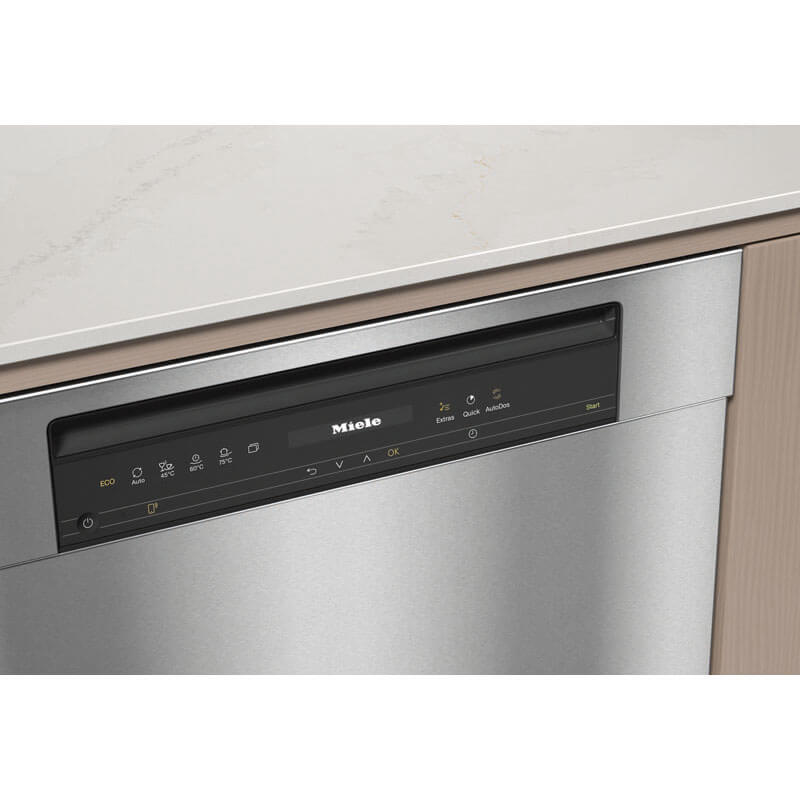 Miele G 7604 SCU CLST AutoDos Built-Under Dishwasher CleanSteel | 12531670 - Image 2