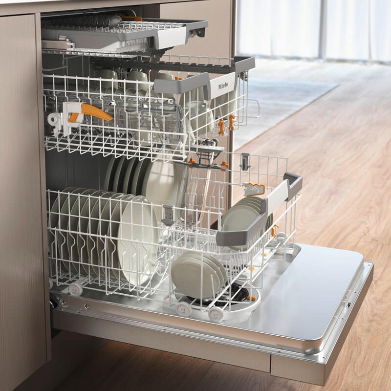 Miele G 7609 SCU XXL CLST AutoDos Built-Under Dishwasher CleanSteel | 12531680 - Image 3