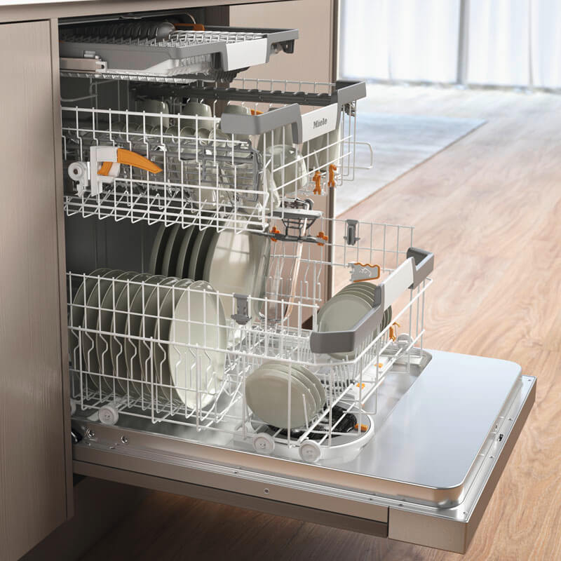 Miele G 7609 SCi XXL AutoDos Integrated Dishwasher CleanSteel Fascia | 12531690 - Image 3