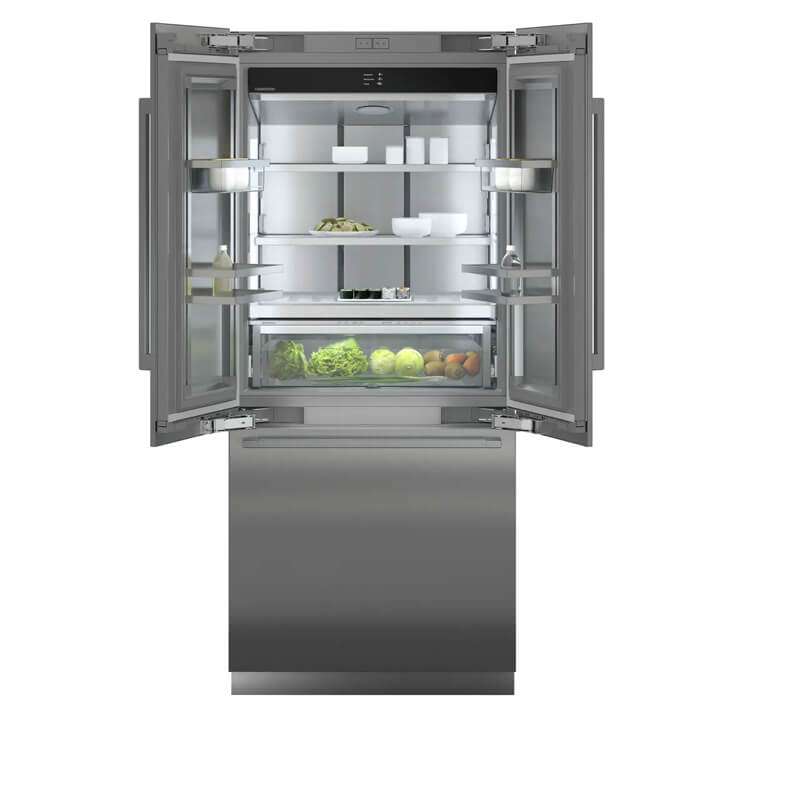 Liebherr 36 inch Monolith 511L French door fridge freezer, combining elegant design and efficient cooling