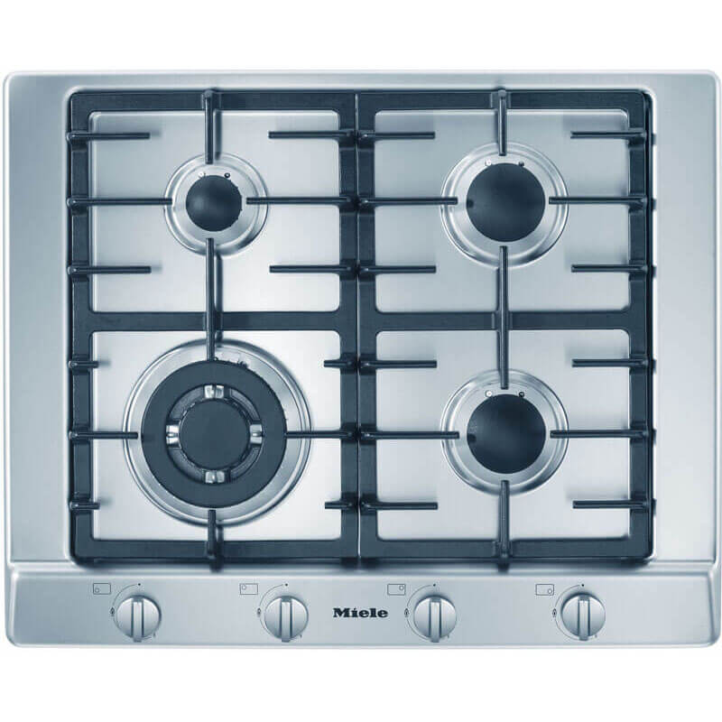 Miele KM 2012 G Stainless steel gas cooktop | 07111200