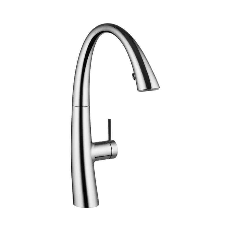 KWC ZOE pull-out with light CHROME | 10.201.122.000