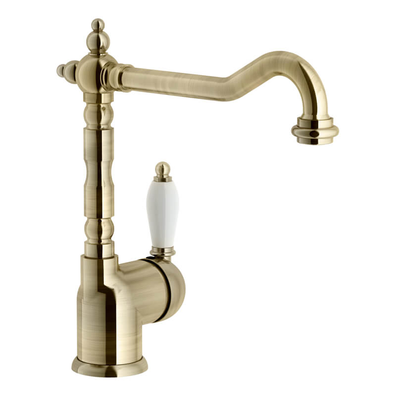 Turner Hastings Clasico Single Mixer Antique Brass | 18113BR