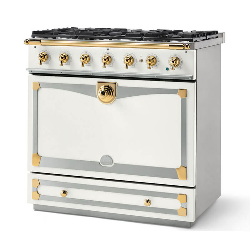 La Cornue Albertine90 Pure White Cooker | ALB90DFWH