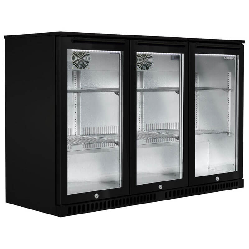 Husky 266L Alfresco Triple Back Bar | ALF-C3-BLK-840