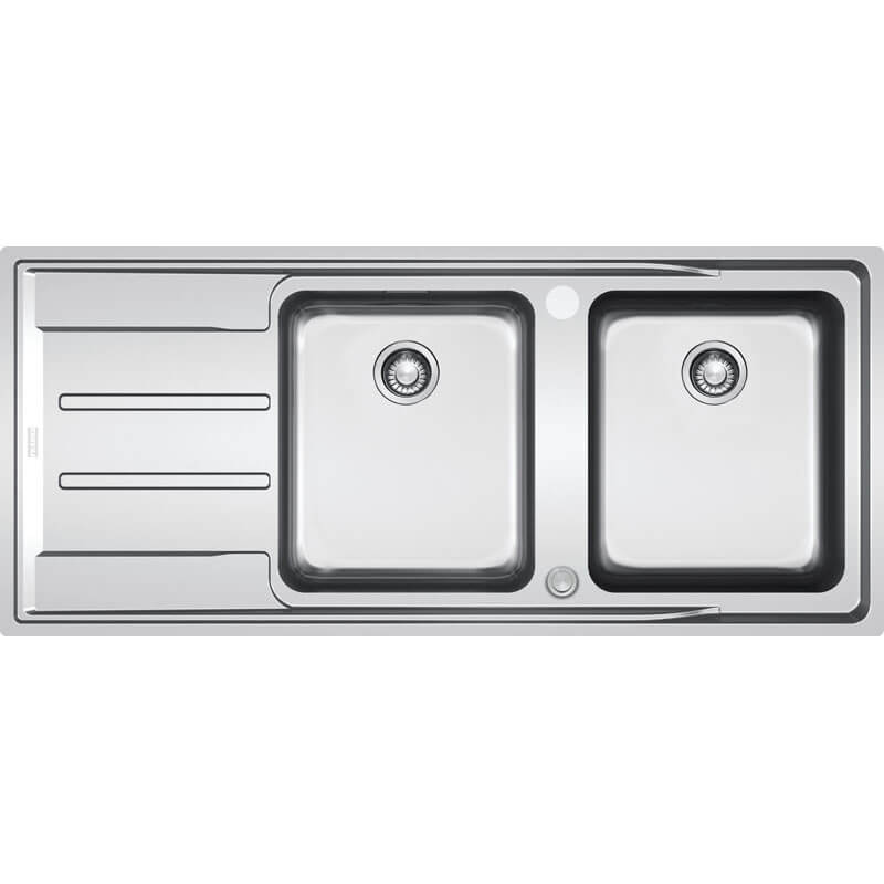 Franke Aton Double Bowl - Left Hand Drainer | ANX221LHD