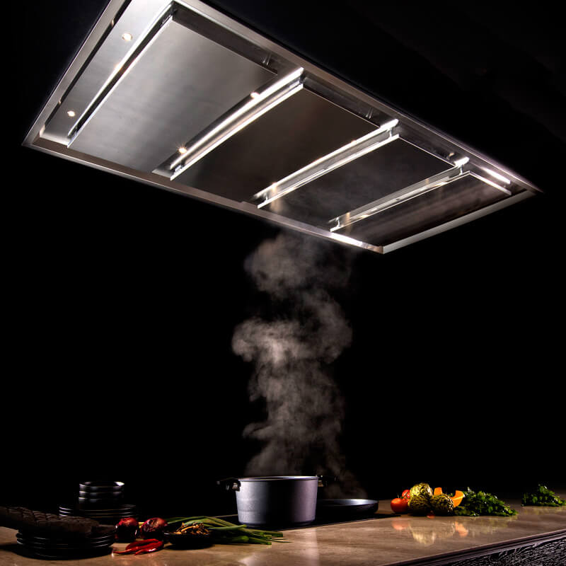 Schweigen 200cm Ceiling Cassette Rangehood | CC-INARTSE