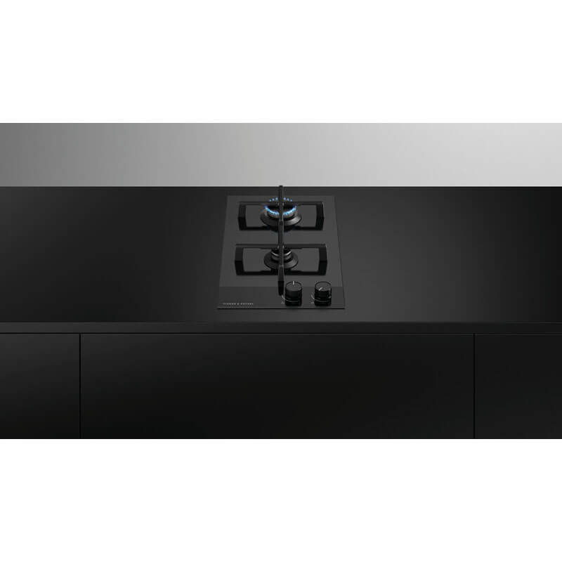 Fisher & Paykel 30cm Series 9 2 Burner Gas Cooktop LPG | CG302DLPGB4 - Image 2