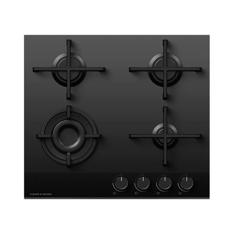 Fisher & Paykel 60cm Series 9 4 Burner Gas Cooktop LPG | CG604DLPGB4