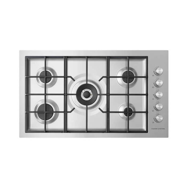 Fisher & Paykel 90cm Series 9 5 Burner Gas Cooktop Flush Fit LPG | CG905DWLPFCX3