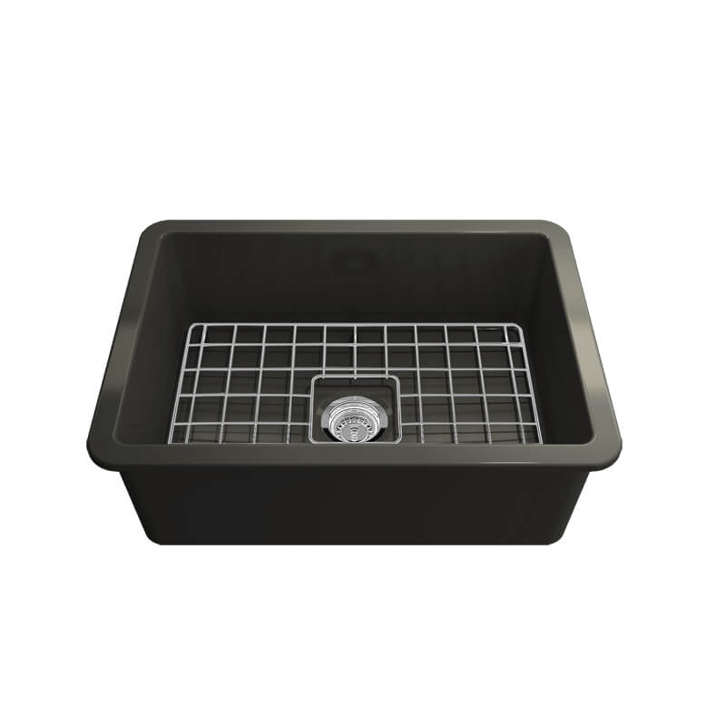 Turner Hastings Cuisine 68 x 48 Fine Fireclay Single Bowl Sink Matte Black | CU68FS-MB