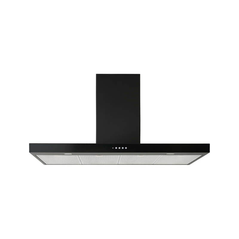 Falcon Black 110cm Infusion Canopy Rangehood | FALHDS110BL
