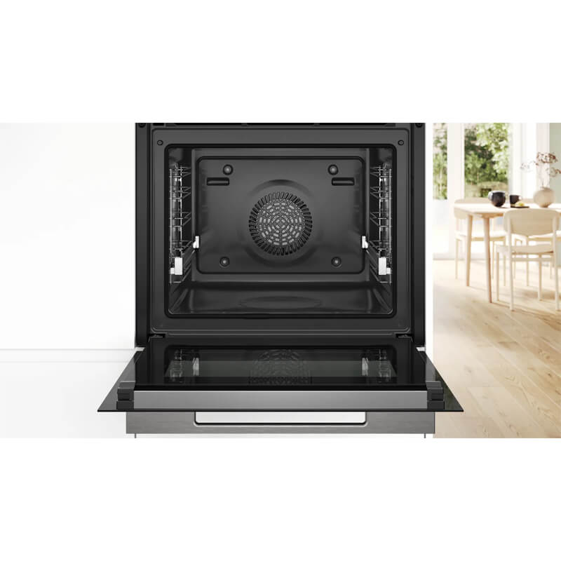 Bosch Series 8 Black Multifunction Built-in Oven | HBG776KB1A - Image 2