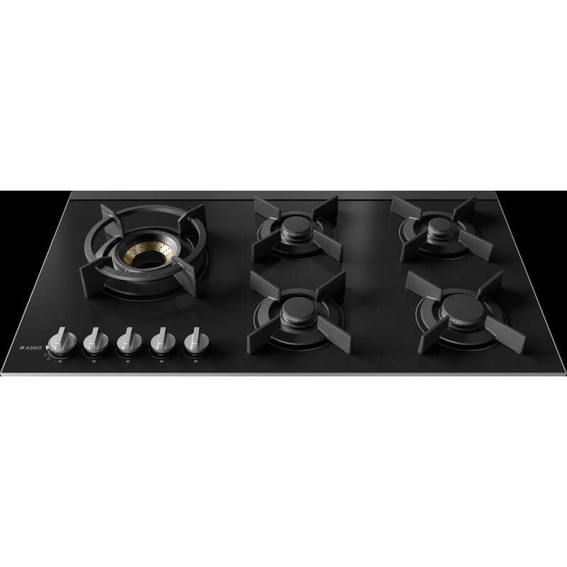 Asko 80cm Matt Black Ceramic Glass Cooktop | HG8953BGD1