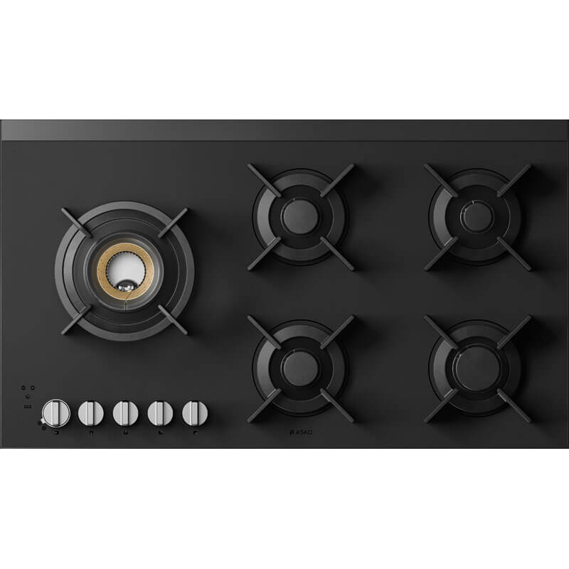 Asko 90cm Matt Black Ceramic Glass Cooktop | HG8954MGD1