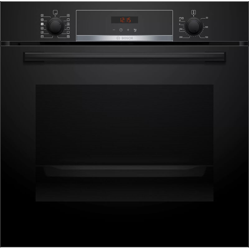 Bosch Series 4 Black Multifunction Oven with Added Steam | HRA574EB0A