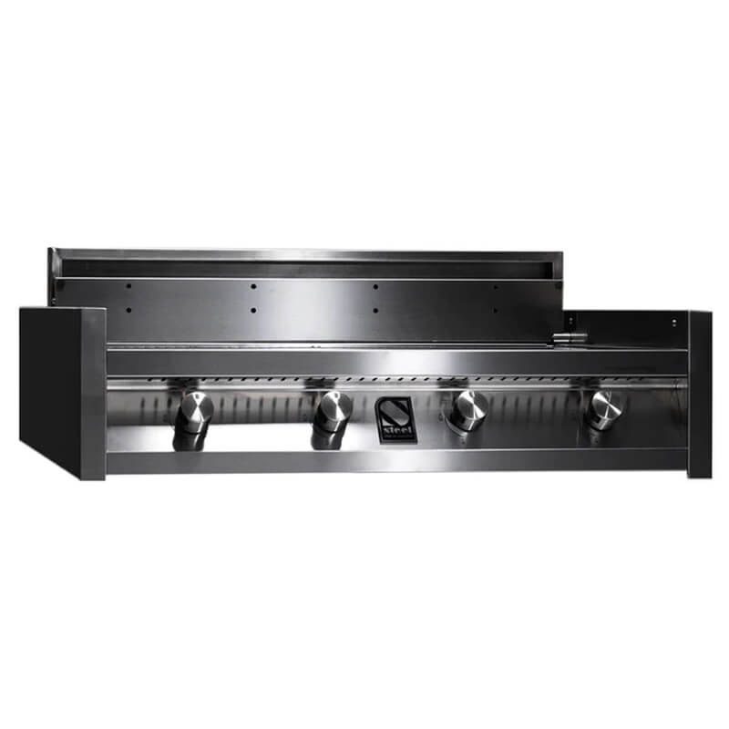 Steel 4-burner Built-In Barbecue | I9-4