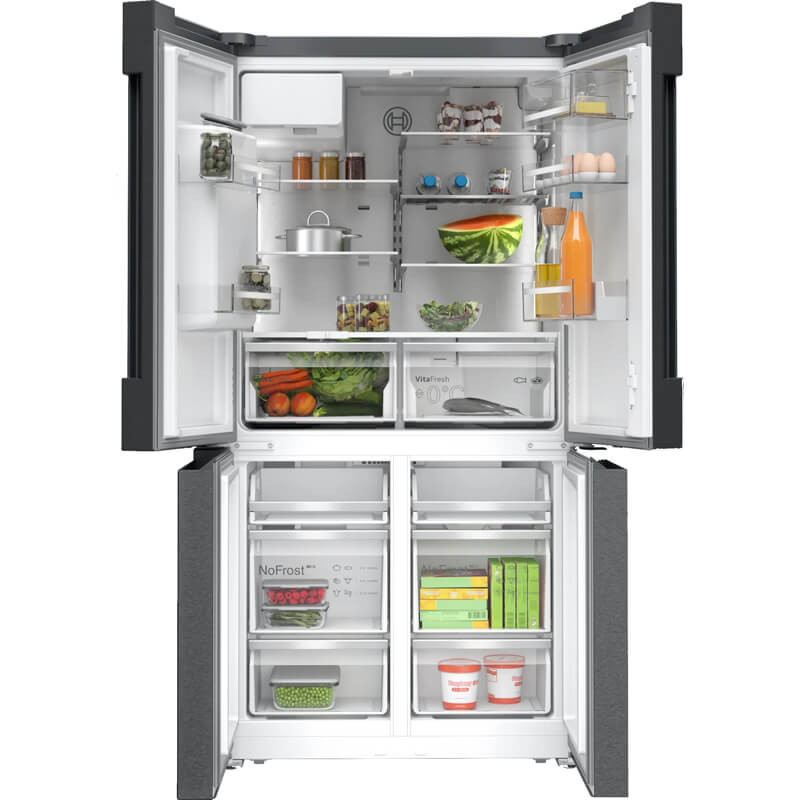 Bosch Series 6 French Door Fridge-Freezer (Black Inox) | KFD96AXEAA - Image 2