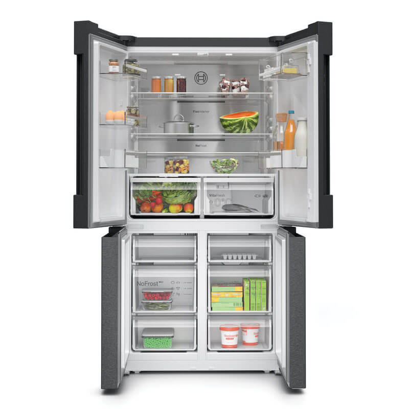 Bosch Series 6 Inox Black 605L French Door Fridge Freezer | KFN96AXEAA - Image 2