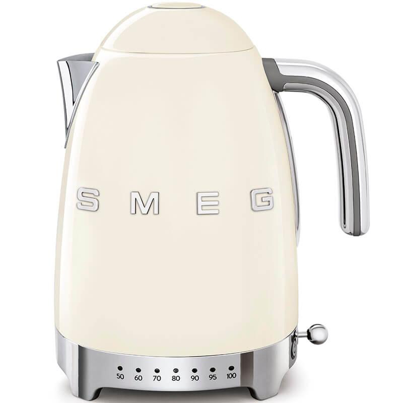 Smeg Appliances Variable Temp Kettle - Cream | KLF04CRAU