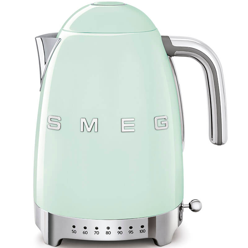 Smeg Appliances Variable Temp Kettle - Pastel Green | KLF04PGAU