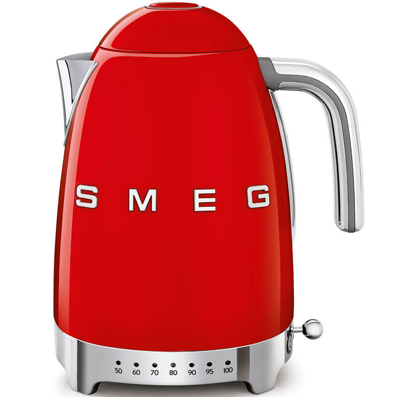 Smeg Appliances Variable Temp Kettle - Red | KLF04RDAU