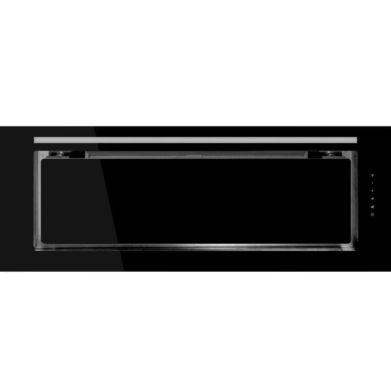 Schweigen 90cm Undermount Rangehood | KLS-9GLASSBLKSP