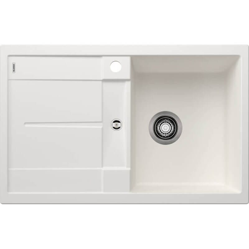 Blanco Silgranit - Single bowl Silgranite. Available in white anthracite and black. Inset installation. Left or Right Hand Bowl | METRA 45S - Image 3