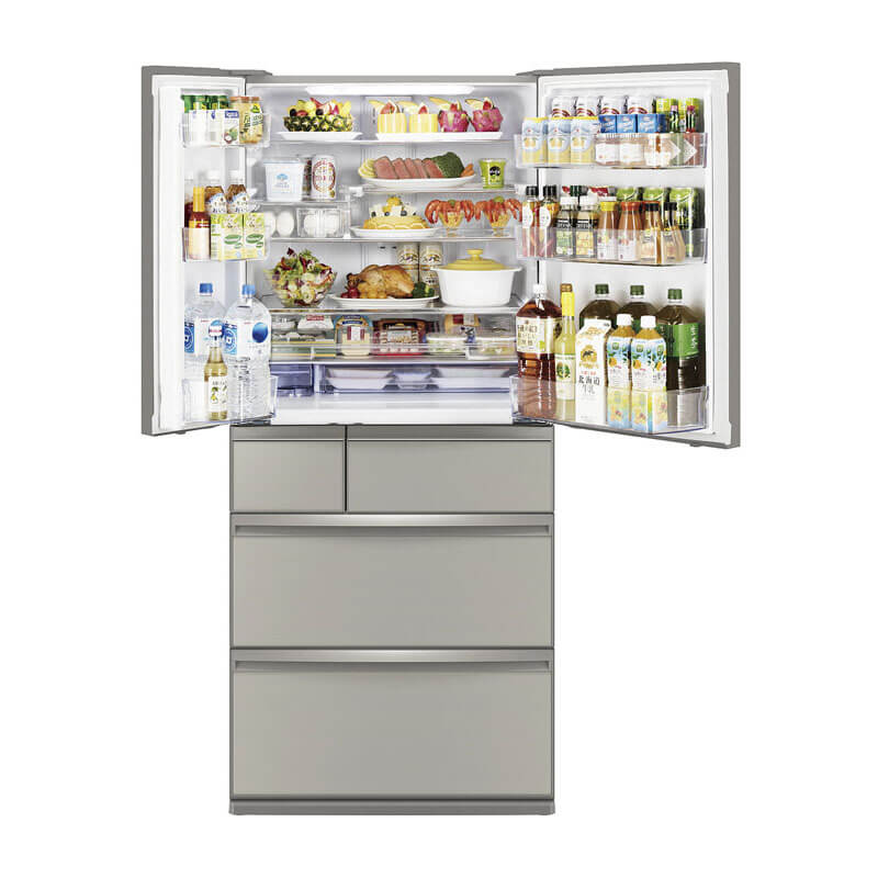 Mitsubishi Multi Drawer Argent Silver 700L | MR-WX700C-S-A - Image 3