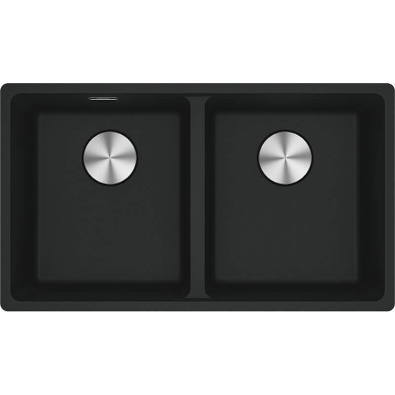 Franke Maris Double Bowl Matt Black | MRG220-35-35-MB