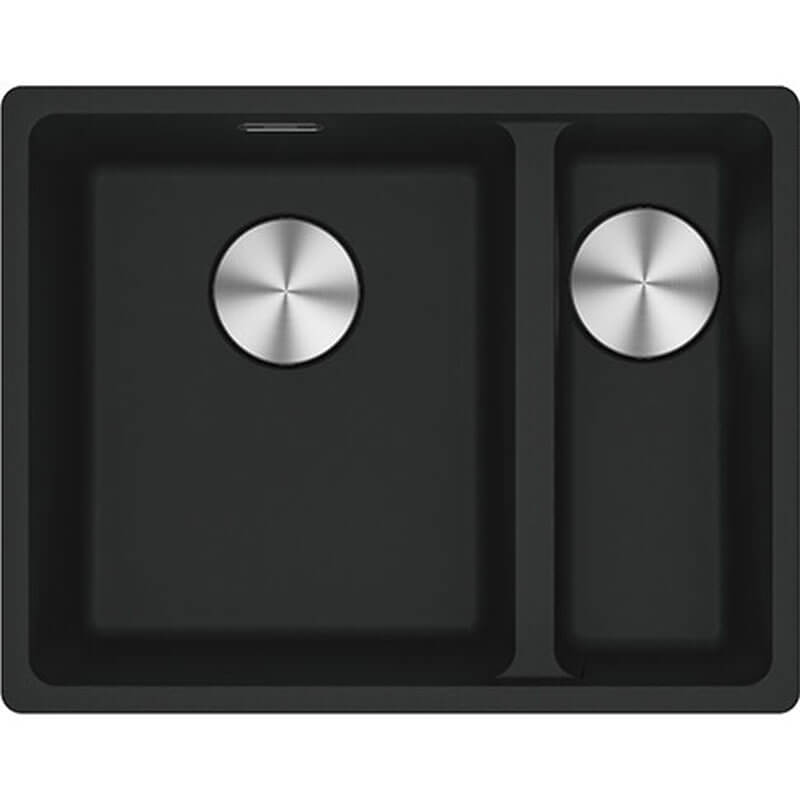 Franke Maris 1 & 1/2 Bowl Right Matt Black | MRG660-35-15-SBR-MB