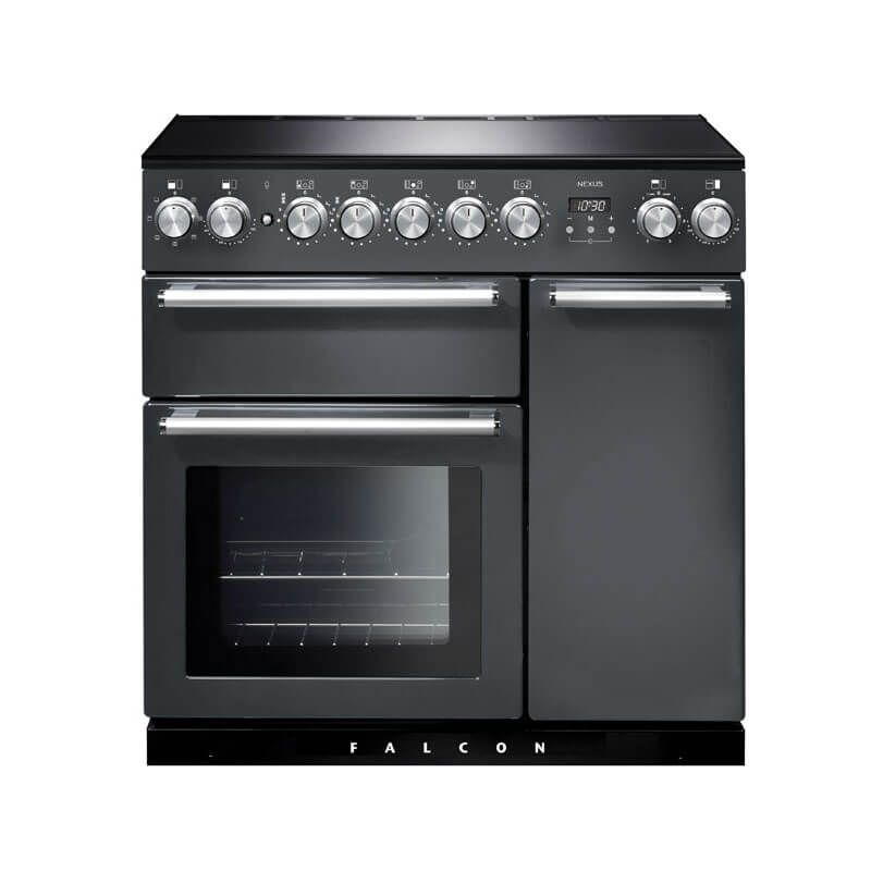 Falcon Nexus 90cm Slate Chrome Induction Range Cooker | NEX90EISL-CH