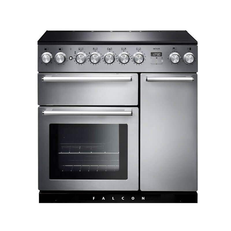 Falcon Nexus 90cm Stainless Steel Chrome Induction Range Cooker | NEX90EISS-CH