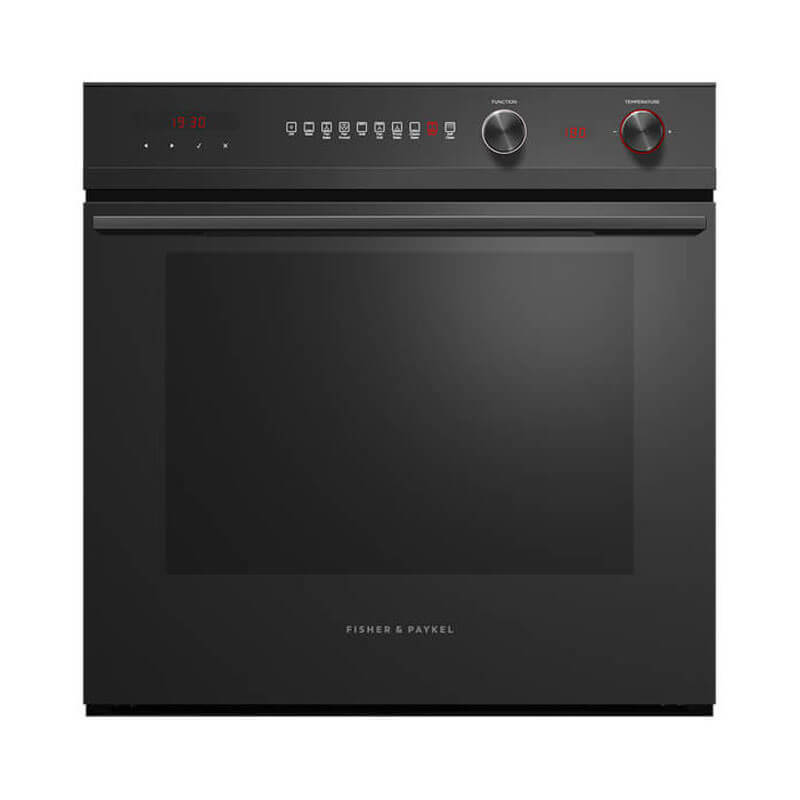 Fisher & Paykel 60cm Series 7 Contemporary Pyrolytic Oven 9 Function | OB60SD9PB1