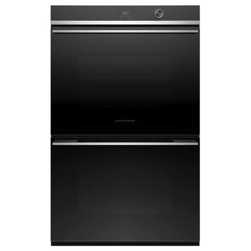 Fisher & Paykel 76cm Series 9 Contemporary Pyrolytic Double Oven | OB76DDPTDX2