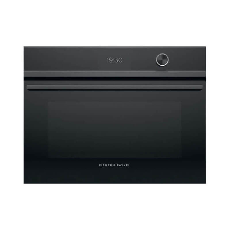Fisher & Paykel 60cm Series 9 Contemporary Compact Combi-Microwave Oven | OM60NDTDB1