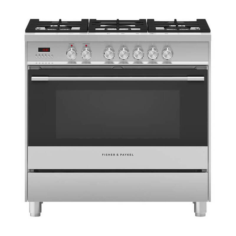 Fisher & Paykel 90cm Series 5 Classic 5 Burner Dual Fuel Cooker | OR90SCG1X1