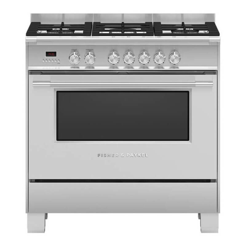 Fisher & Paykel 90cm Series 7 Classic 5 Burner Dual Fuel Cooker | OR90SCG2X1