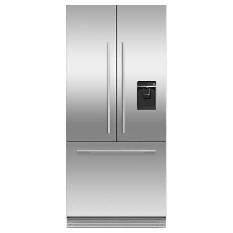 Fisher & Paykel 80cm Series 7 Integrated French Door Refrigerator Freezer Ice & Water | RS80AU1