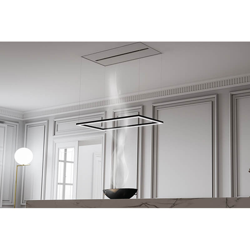 Sirius Valentina THE KITE Ceiling Cassette 930 x 440mm Rectangular LED Light Pendant Smart Home Assistant & App connected White Body SEM MOTOR (112151) | SLT978EMEL