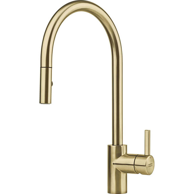 Franke Eos Neo Pullout Tap Inc Vegie Spray Gold | TA9601GD