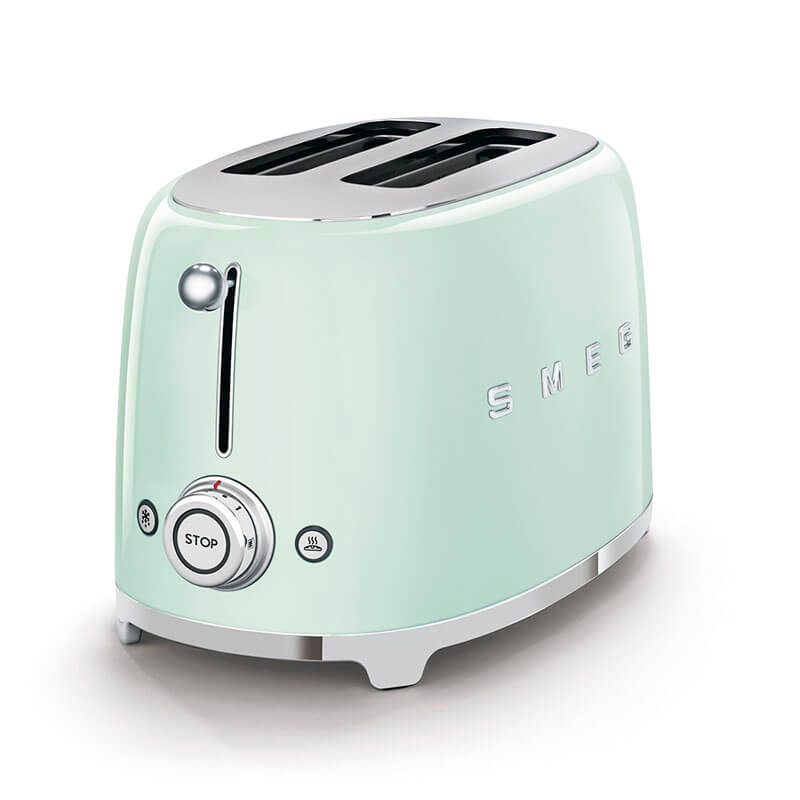 Smeg Appliances Toaster - 2 Slice Pastel Green | TSF01PGAU