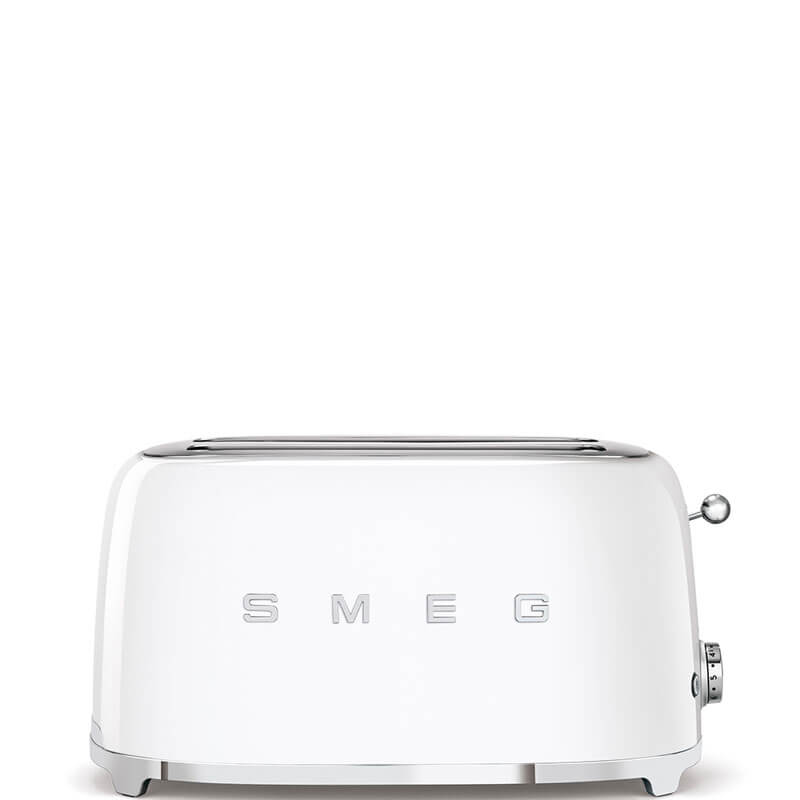 Smeg Appliances Toaster - Long Slot White | TSF02WHAU