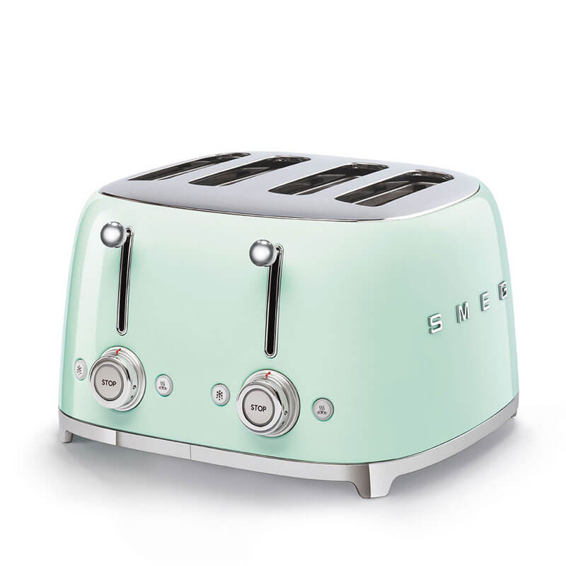 Smeg Appliances Toaster - 4 Slice Pastel Green | TSF03PGAU